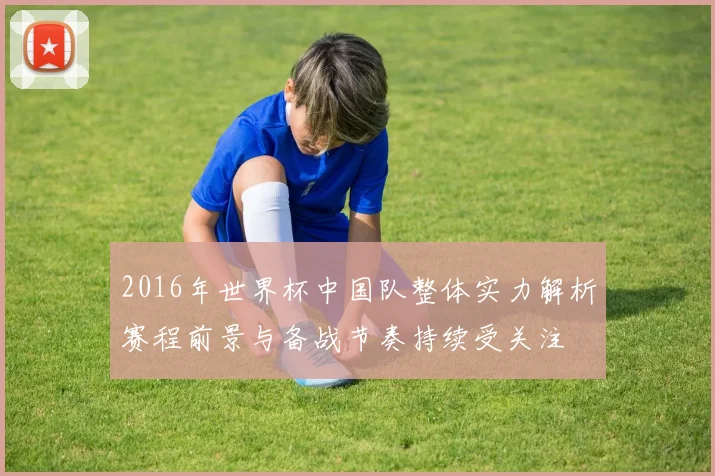 2016年世界杯中国队整体实力解析赛程前景与备战节奏持续受关注