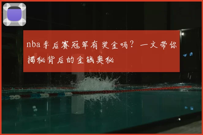 nba季后赛冠军有奖金吗？一文带你揭秘背后的金钱奥秘